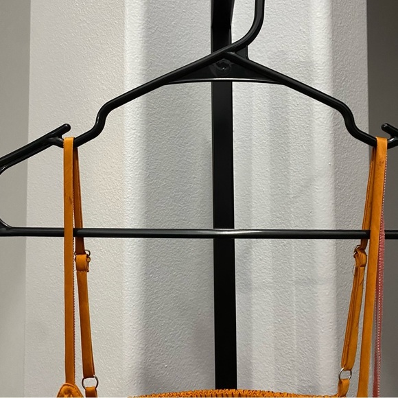 A.L.C. Blakely Cut Out Midi Dress in Rust Orange Size 10 Satin Flaw - Picture 6 of 14